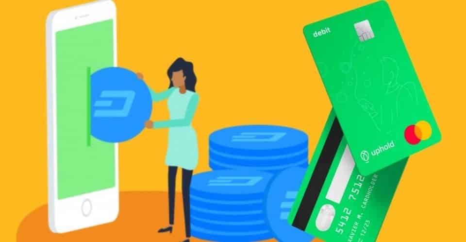 Uphold Card now available (US) includes Dash